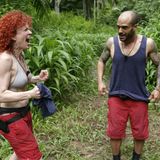 Ihre Leistung feiern die beiden feiern mit einem lautem Jubelgeschrei.