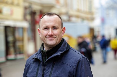Portrait des CDU Landrats Christian Herrgott