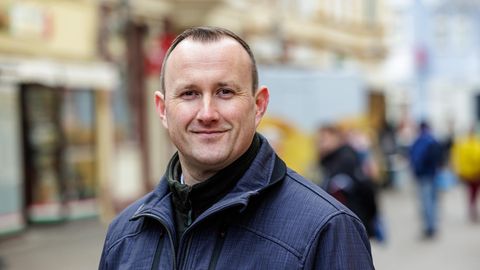 Portrait des CDU Landrats Christian Herrgott