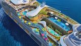 Ansicht des Oberdecks der "Icon of the Seas"
