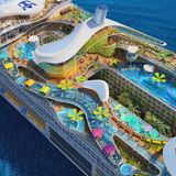 Ansicht des Oberdecks der "Icon of the Seas"