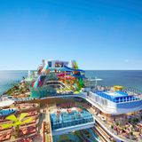 Die Deckaufbauten der Icon of the Seas
