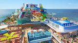 Die Deckaufbauten der Icon of the Seas
