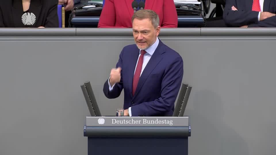 Video: Lindner: "Kein Sparhaushalt, sondern Gestaltungshaushalt" Video: Lindner: "Kein Sparhaushalt, sondern Gestaltungshaushalt"