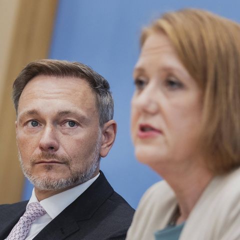 Finanzminister Christian Lindner (FDP) und Familienministerin Lisa Paus (Die Grünen)