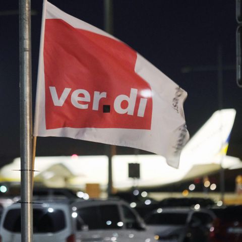 Verdi-Warnstreik am 28. Januar am Flughafen Leipzig
