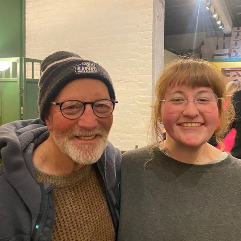 Peter und Emma Daley bei einer Wahlrally in ihrem Heimatstaat New Hampshire