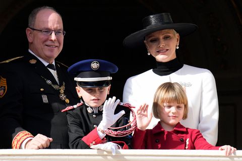 Der Fürstenclan der Grimaldis: Albert, Charlene und die beiden Kinder Jacques und Gabriella