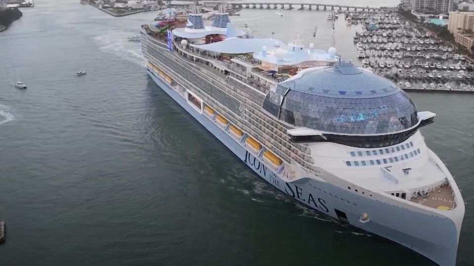 "Icon of the Seas": Platz für mehr als 8000 Menschen – das ist das größte Kreuzfahrtschiff der Welt