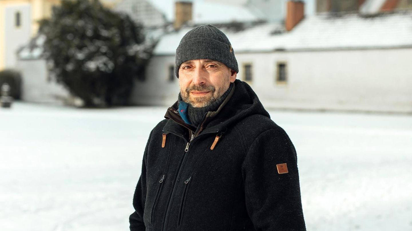Portrait von Frank Luck im Schnee