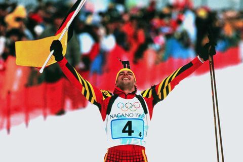 Frank Luck bei den olympischen Winterspielen in Nagano 1998