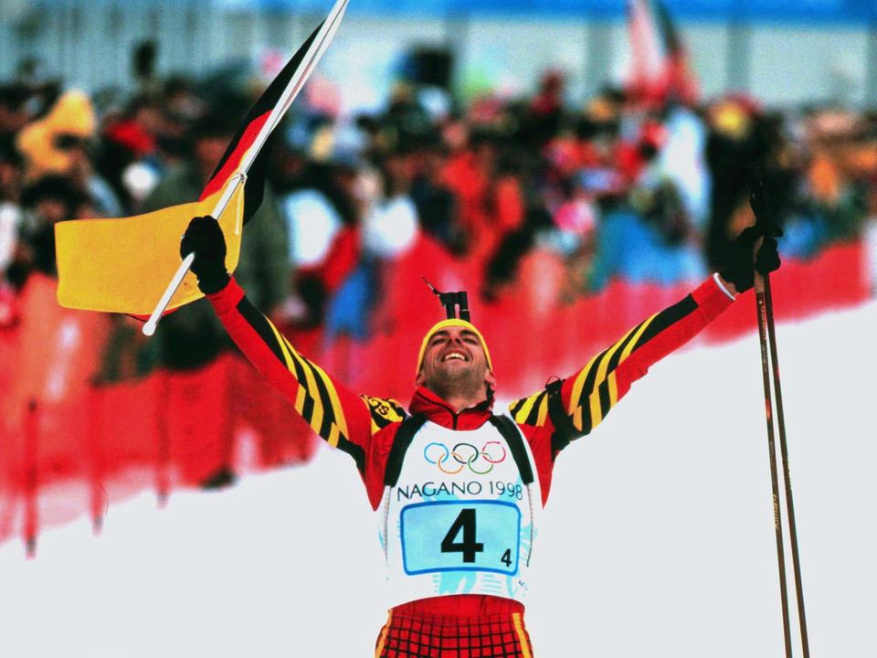 Frank Luck bei den olympischen Winterspielen in Nagano 1998