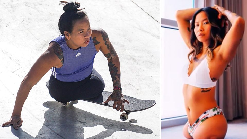 Sie möchte andere inspirieren: Kanya Sesser modelt und skatet ohne Beine