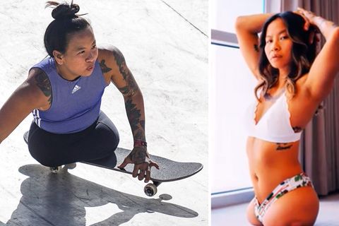 Sie möchte andere inspirieren: Kanya Sesser modelt und skatet ohne Beine