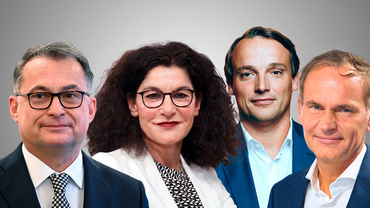 Portraits von wichtigen Persönlichkeiten aus der Wirtschaft