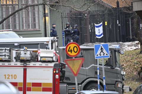 Auf dem Grundstück von Israels Botschaft in Stockholm wurde ein "scharfes" Objekt gefunden