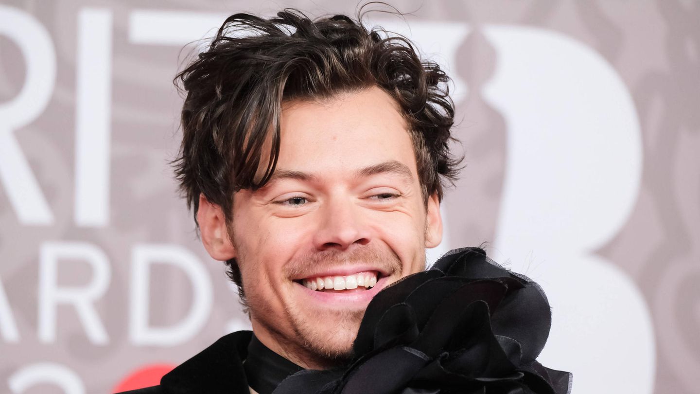 Nahaufnahme von Harry Styles Nahaufnahme von Harry Styles