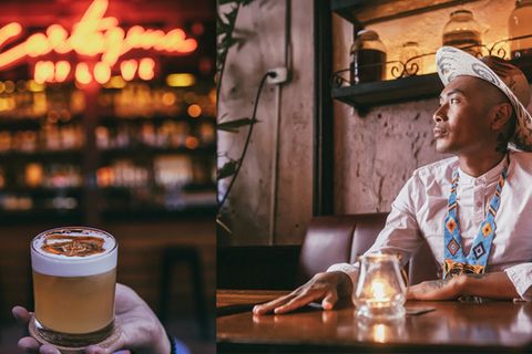 Platz 9: Alquímico in Cartagena, Kolumbien  Von ausgelassenen Fiestas mit Reggaeton-Soundtrack über das Wohlfühlkonzept "Farm-to-Bar" bis hin zu einer höchst progressiven Cocktailkarte, die die Artenvielfalt Kolumbiens präsentiert, zeigt das Alquímico auf drei - meist überfüllten - Etagen eines renovierten Kolonialhauses in Cartagena de Indias seine vielfältigen Persönlichkeiten. Nicht zu Unrecht wurde sie dreimal in Folge zur besten Bar Lateinamerikas gekürt.   Besondere Drinks: Gimlet mit Pinienextrakt oder Zitruscordial