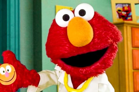 Sesamstraßen-Puppe Elmo
