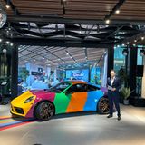 Andre Brand im neuen Porsche Studio
