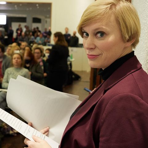 Die Bundestagsabgeordnete Nina Stahr (Bündnis90/Die Grünen)