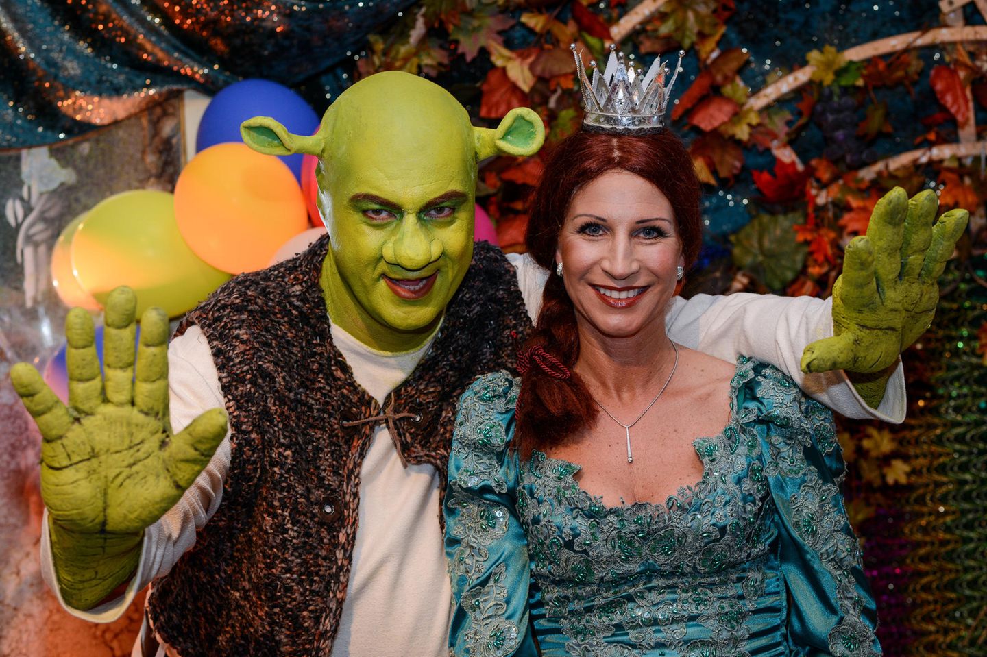2014 erscheinen Markus Söder und seine Frau als Shrek der tollkühne Held und Prinzessin Fiona