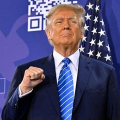 Donald Trump ballt die Faust