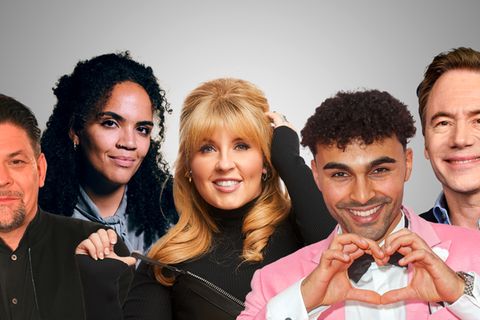 Für Vielfalt, gegen Rechtsextremismus: Tim Mälzer, Ciani-Sophia Höder, Maite Kelly Younes Zarou und Michael "Bully" Herbig (v.l.)