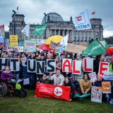 Kurzer Schnappschuss vor dem Reichstagsgebäude