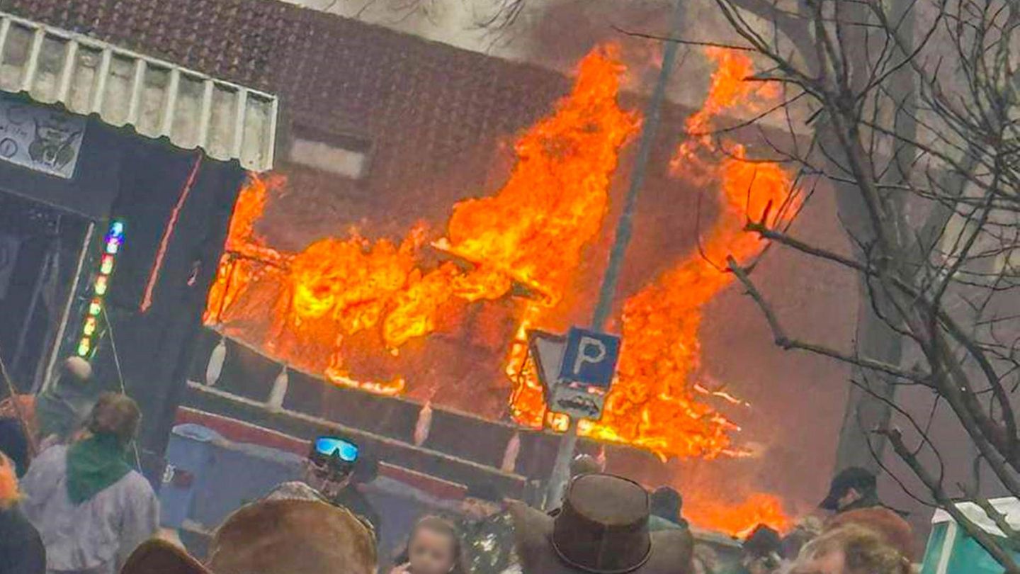 Brand in Kehl Fasching