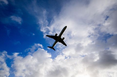 Flugzeug über Hannover