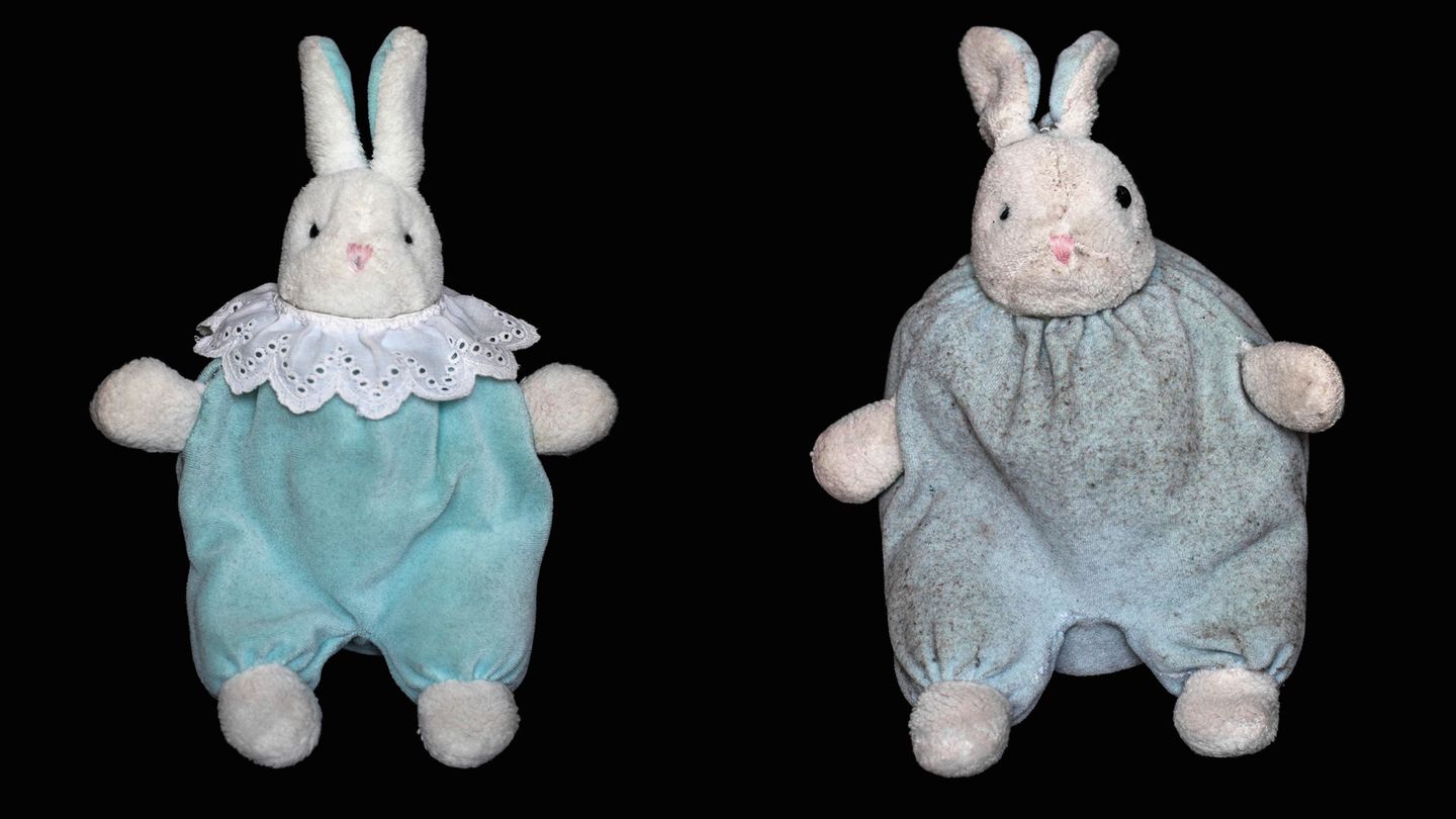 Aufgebrezelt vs. abgeliebt: Allein der Duft nach all den Schmusejahren macht Kuscheltiere unersätzlich