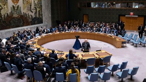 Der UN-Sicherheitsrat in New York bei einer Sitzung