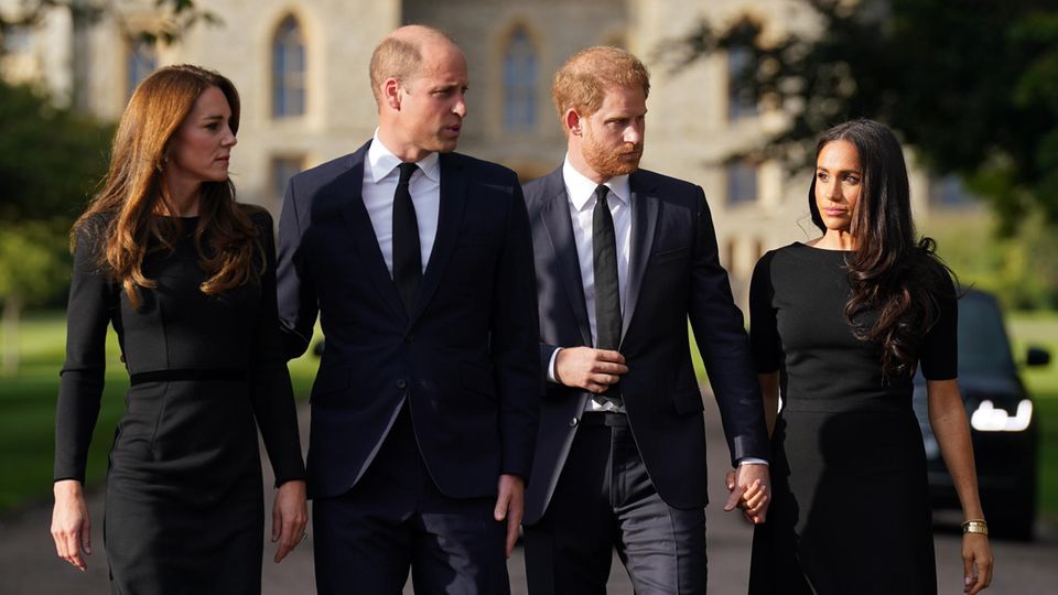 Prinzessin Kate, Prinz William, Prinz Harry und Herzogin Meghan