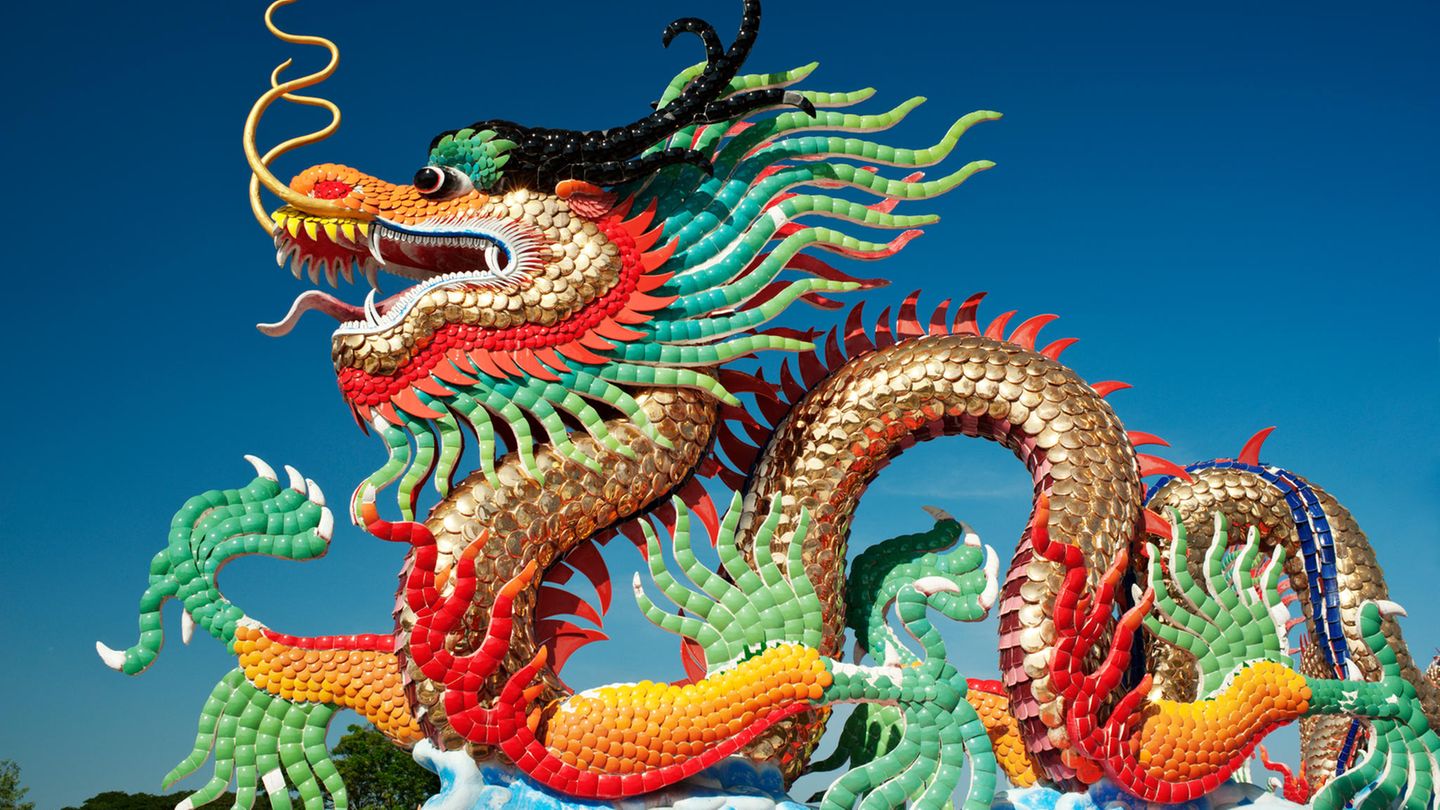 Ein Drache als Symbolfoto für das Mond-Neujahr