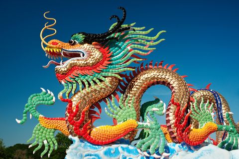 Ein Drache als Symbolfoto für das Mond-Neujahr