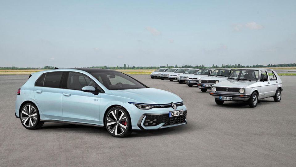 Im Laufe der Jahre zugelegt: Der VW Golf wurde immer schwerer