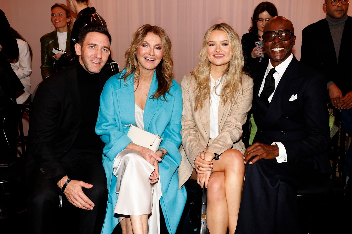 Marcel Remus, Frauke Ludowig, Nele Ludowig und Bruce Darnell