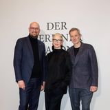 Christiane Arp, Markus Kurth, Michael Biel beim Berliner Salon