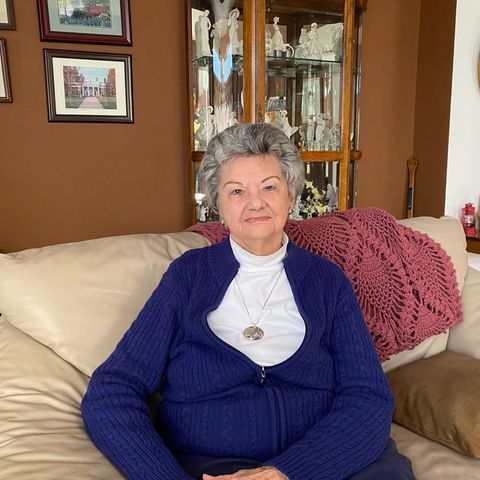 Norma Anderson in ihrem Wohnzimmer in Denver