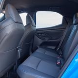 Hinten ist naturgemäß wenig Platz