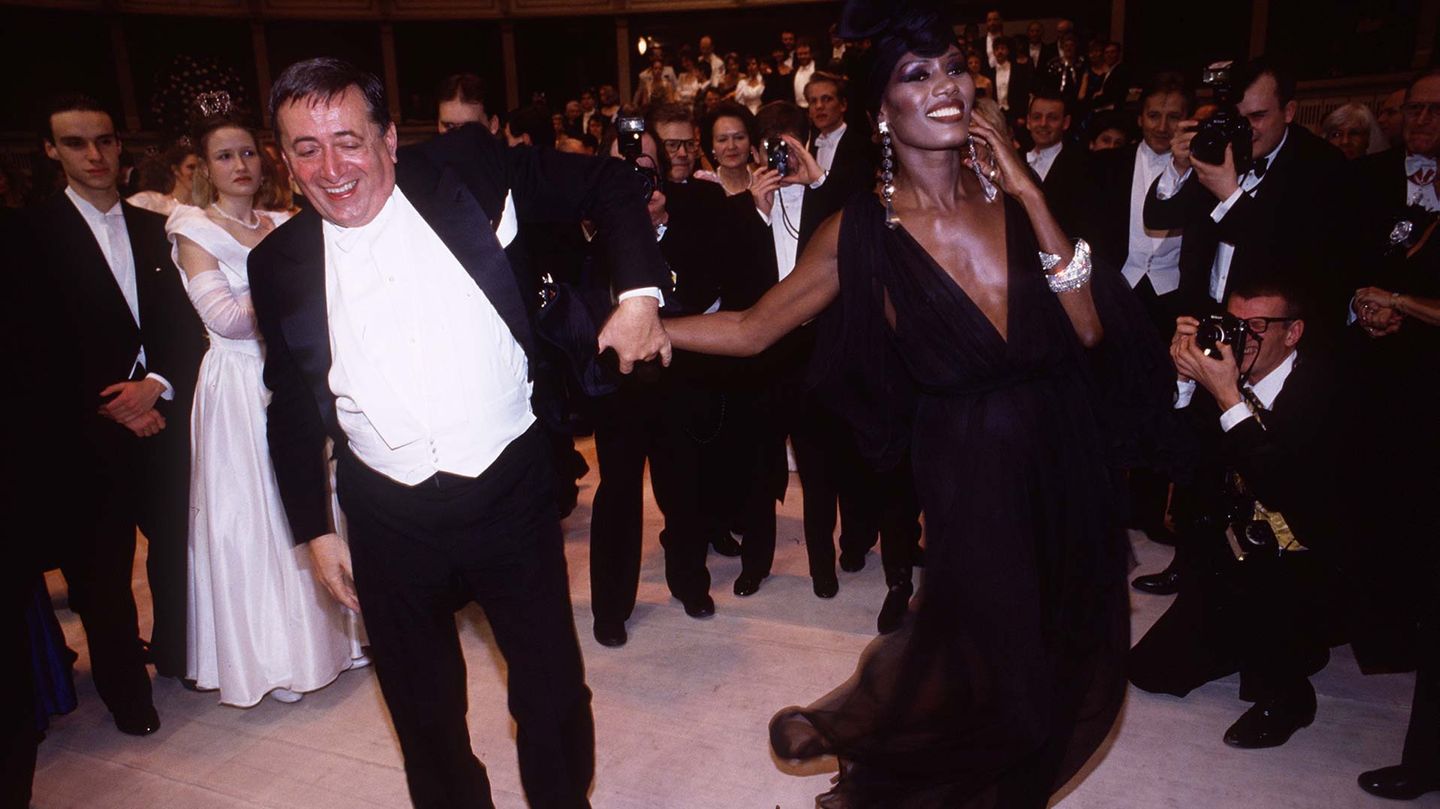 Grace Jones und Richard Lugner