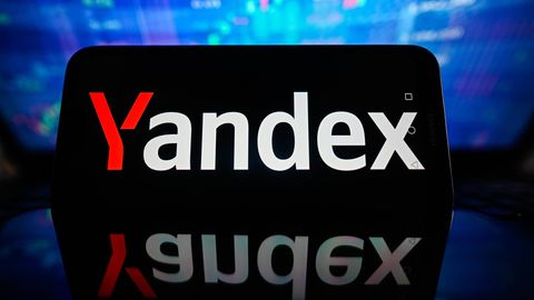 Das Logo von Yandex