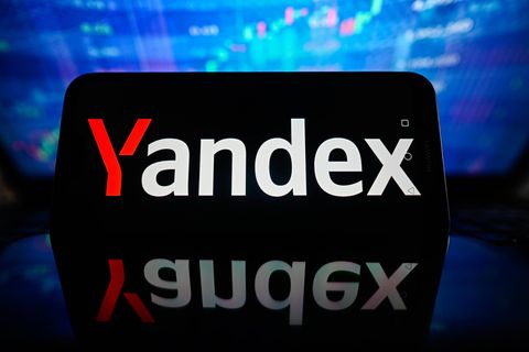 Das Logo von Yandex