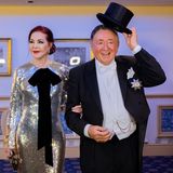 Opernball-Stammgast Richard Lugner hat in diesem Jahr Priscilla Presley, Witwe von Elvis Presley, als Begleitung einfliegen lassen.