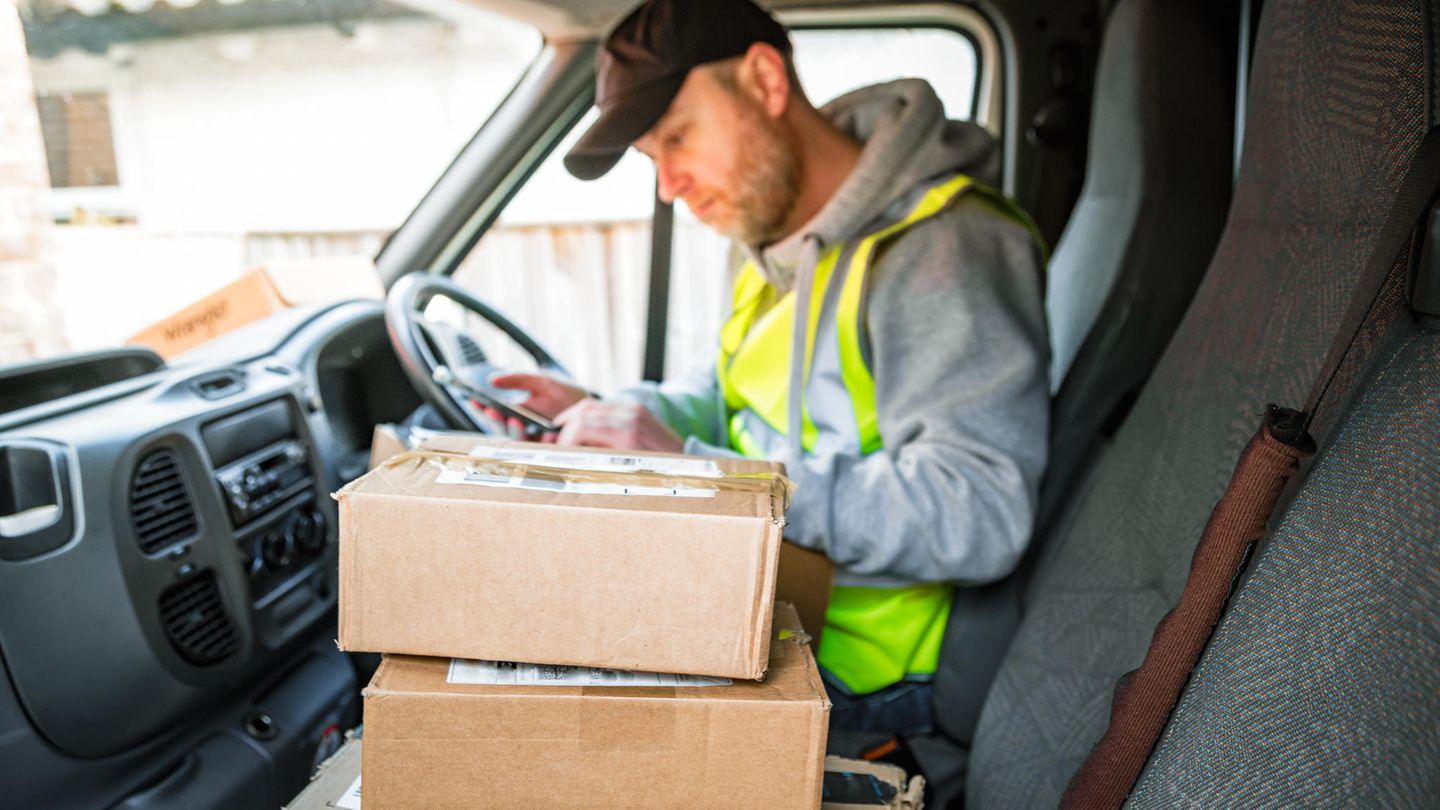 Paketboten haben einen anstrengenden Job