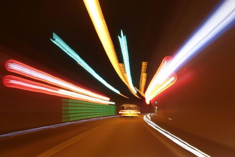 Der Rennsteigtunnel führt über eine Strecke von knapp acht Kilometern