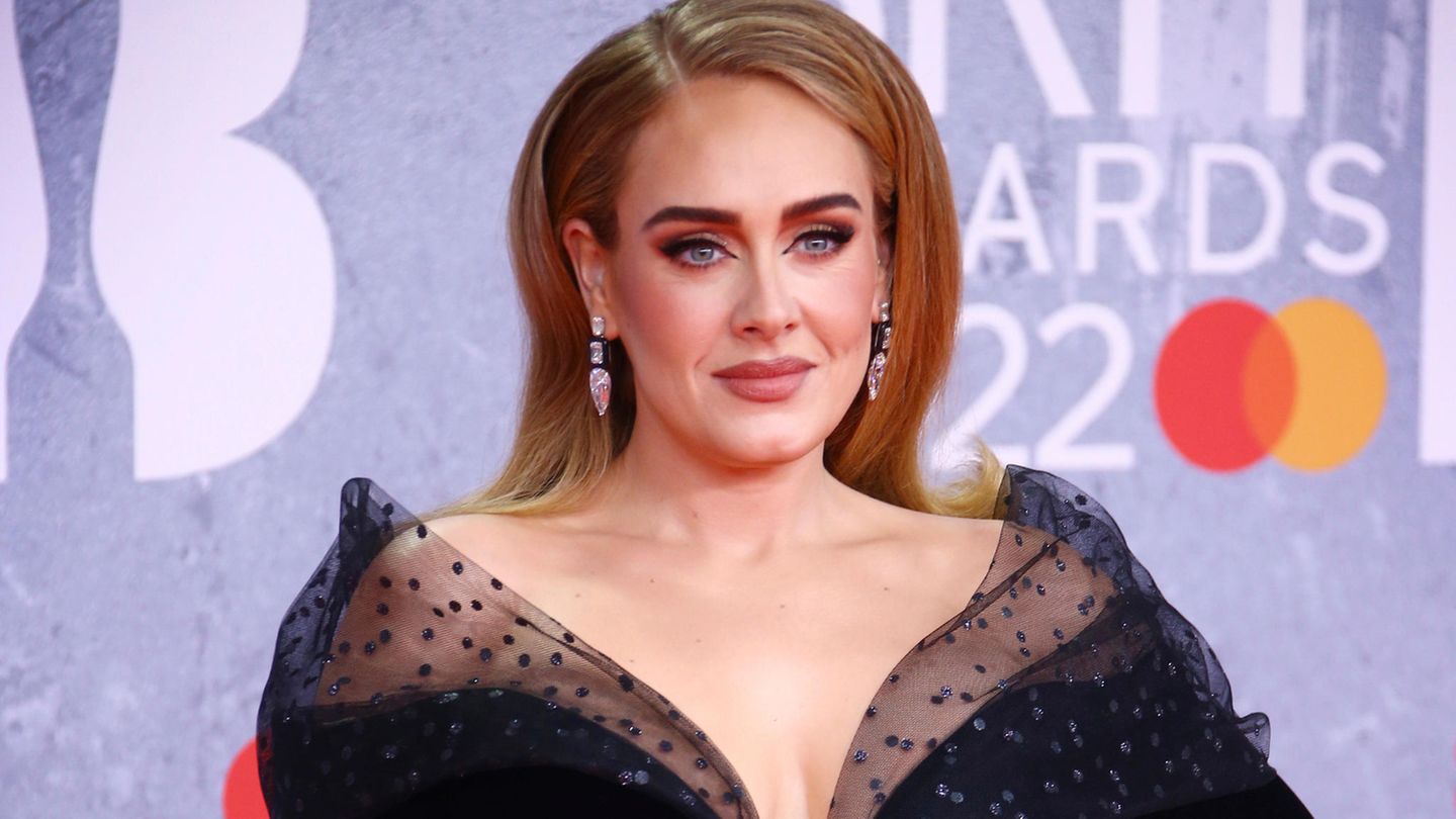 Adele auf dem Roten Teppich