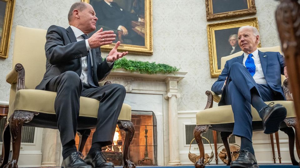 Olaf Scholz und Joe Biden