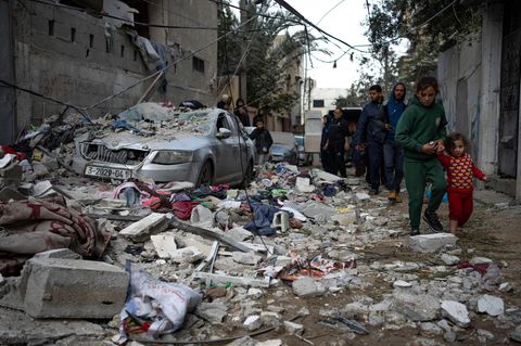 Schon jetzt wird Rafah bombardiert.